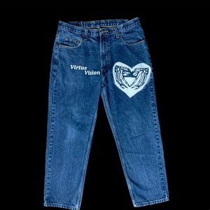 Custom blue pants/jeans made by me